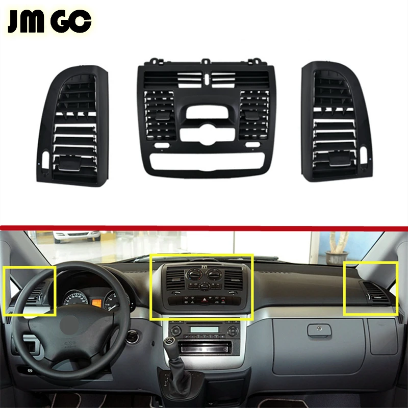 

Car air vent for Vito Viano 636 front air volume adjustment grille air conditioning panel original installation