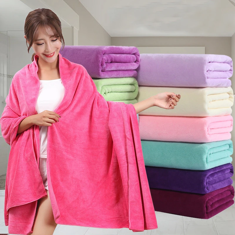 100/120/150/180X200 cm Extra large microfiber bath towel, super absorbent, quick-drying soft and environmentally friendly towel