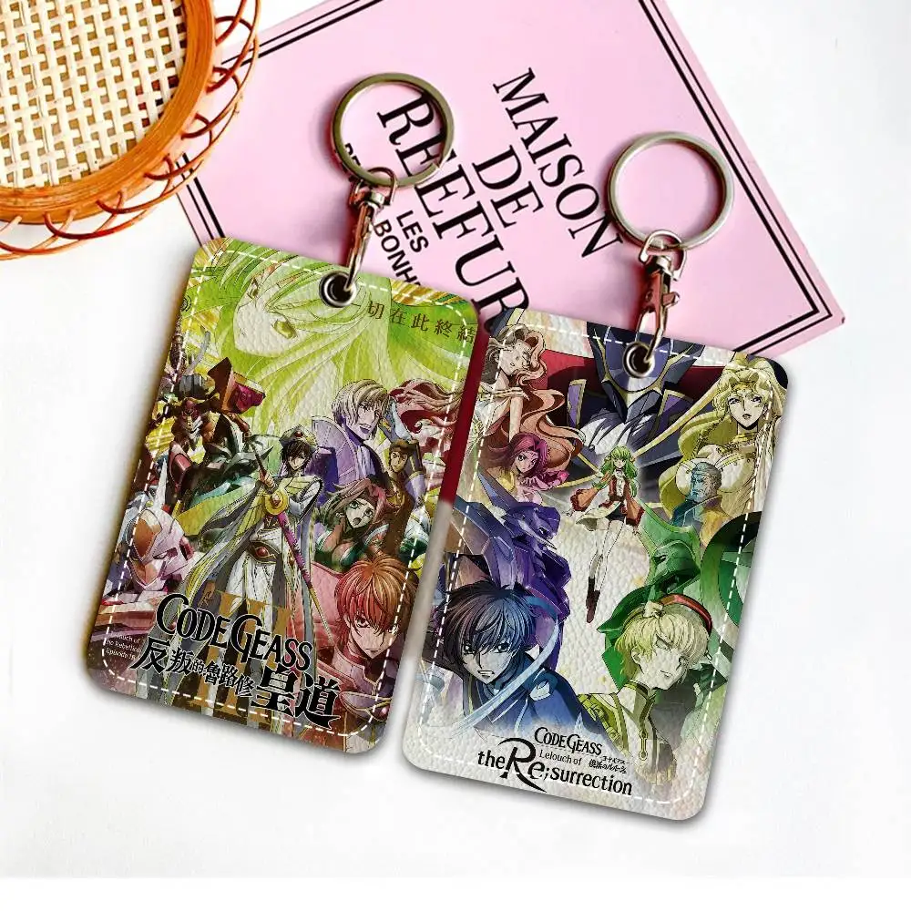 

Anime C-Code G-Geass Personalised Holder Suitable For Bank Card,Subway, Bus Card Wallet Card Case Badge Holder Keychain