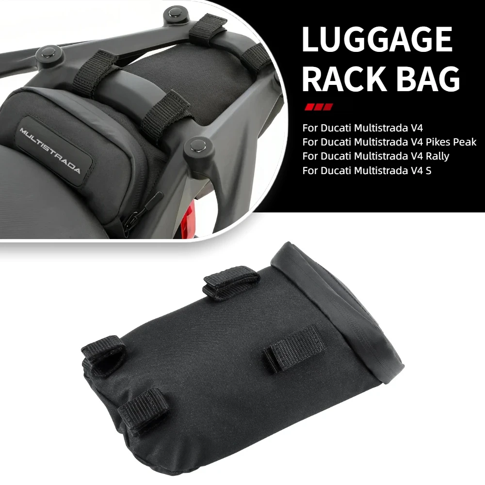 1.5L Motorcycle Luggage Rack Under Bag For Ducati Multistrada V4S V4 S V4 Pikes Peak Rally Accessories Travel Storage Tool Bags