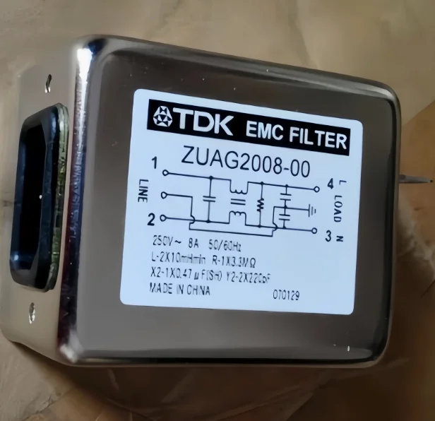 

1 шт./лот TDK EMC ФИЛЬТР ZUAG2008-00 250 В ~ 8 А 50/60 Гц