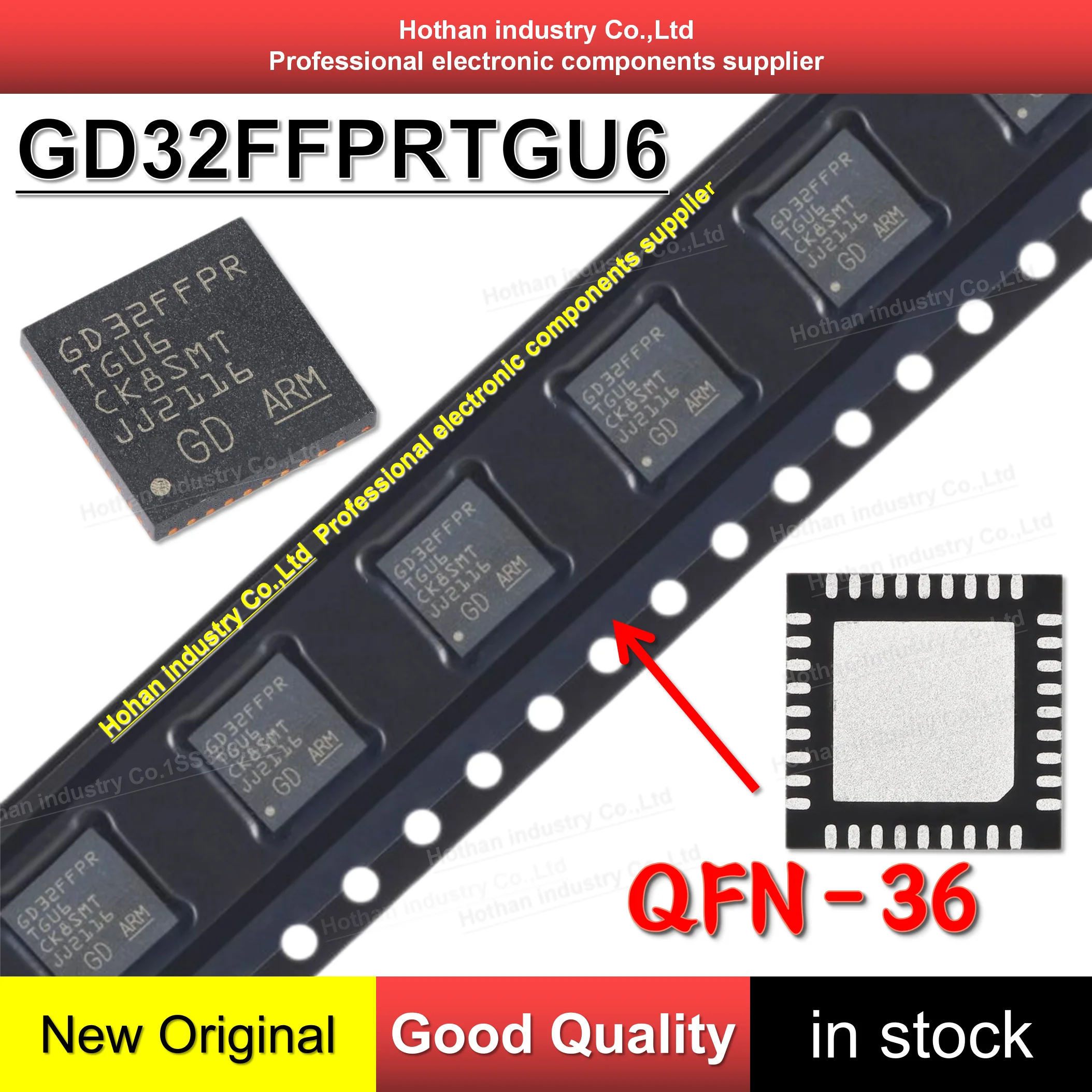 [1PCS] GD32FFPRTGU6 GD32 FFPRTGU6 FFP RTGU6 Replacement STM32 LQFP100 ARM Cortex-M4 32-bit Microcontroller-MCU Chip IC