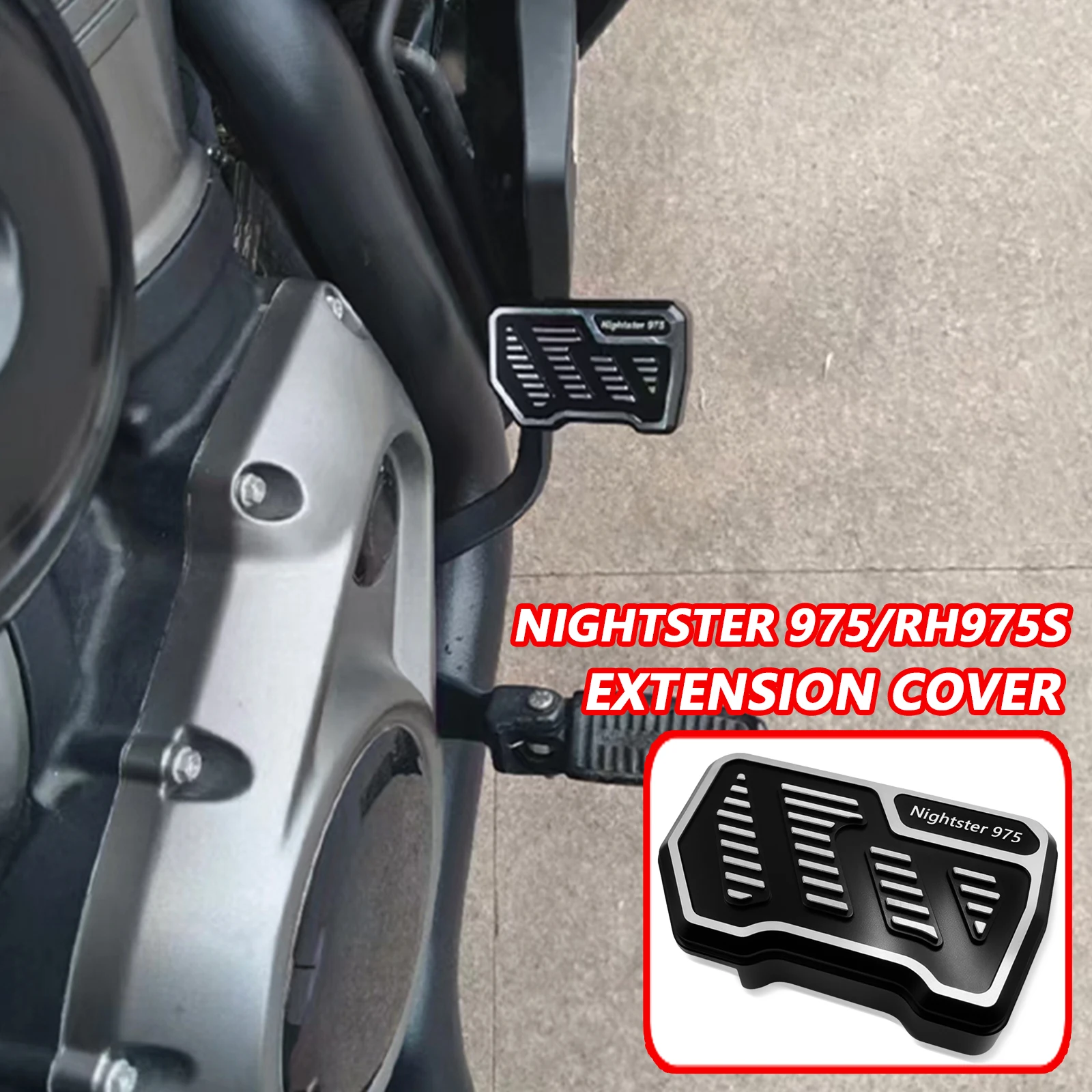 For Nightster 975 RH 975 dedicated 2025 2024 2023 2022 motorcycle brake lever pedal enlarged extension cover black accessories