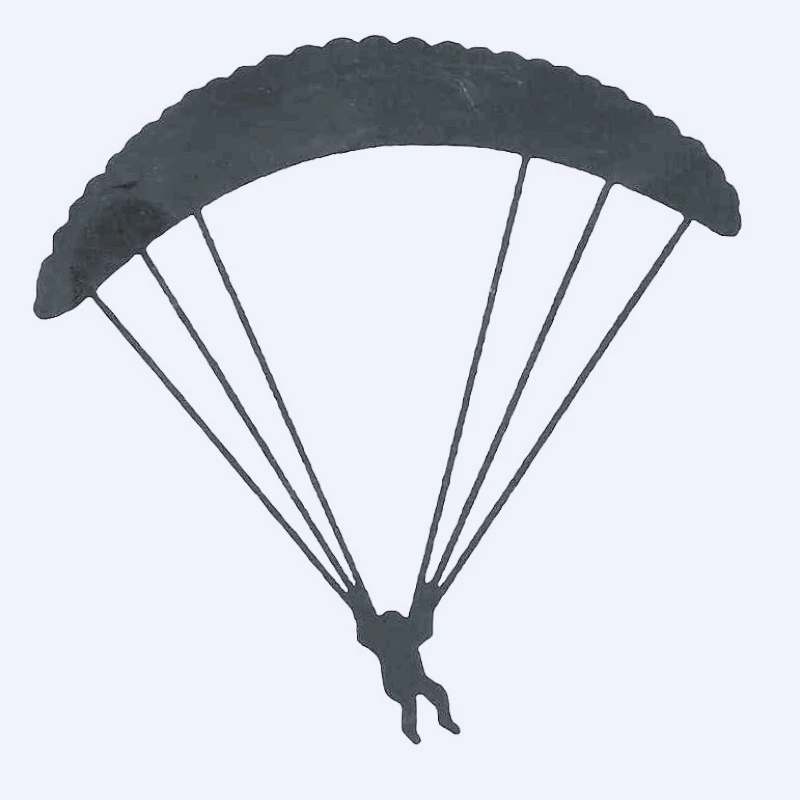 Car Stickers Paragliding,  Sports, Hobbies 13CM PVC KK