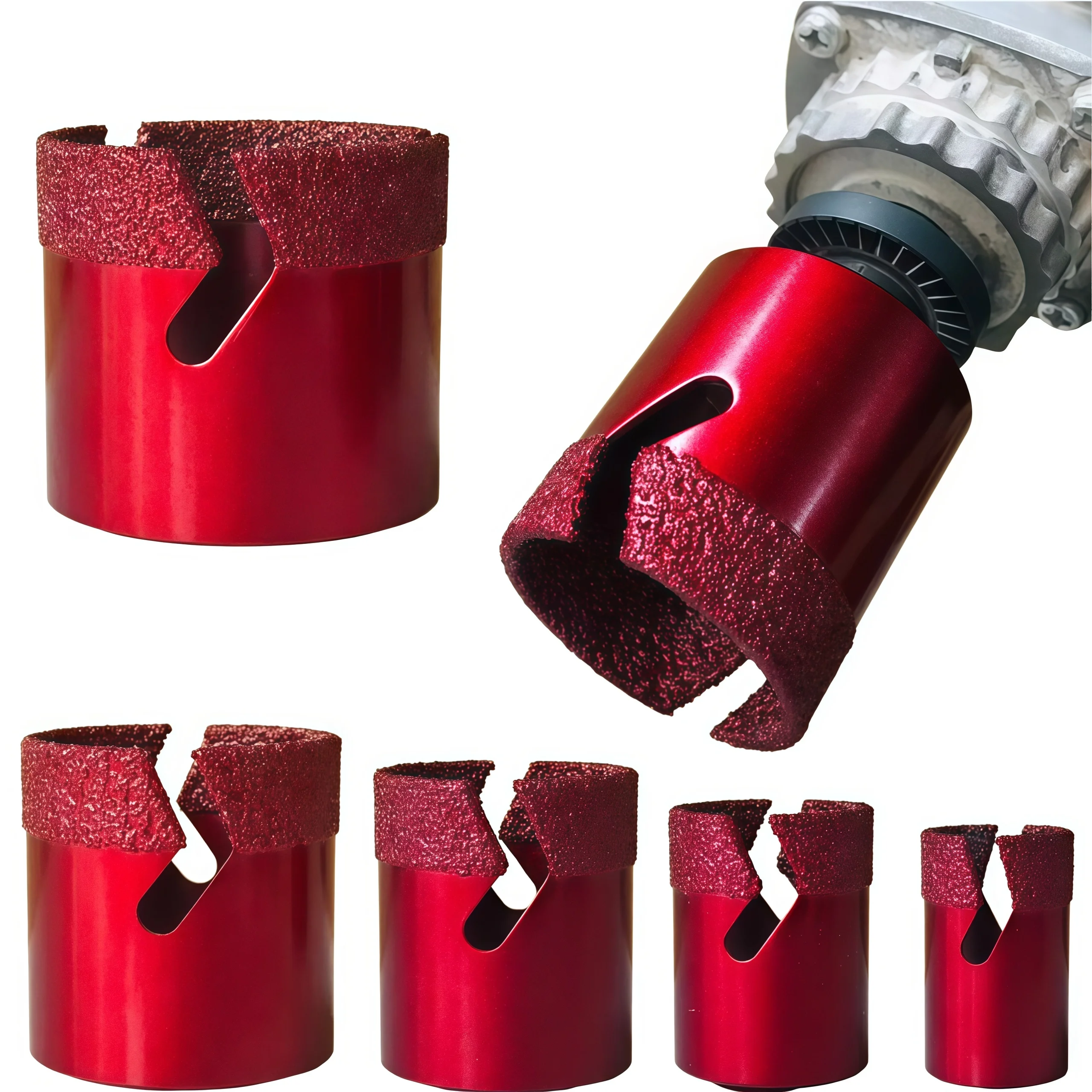 

Алмазное сверло 20-50 мм, коронка для фарфоровой плитки, коронки для гранита, мрамора, камня M14, кольцевая пила, сверло