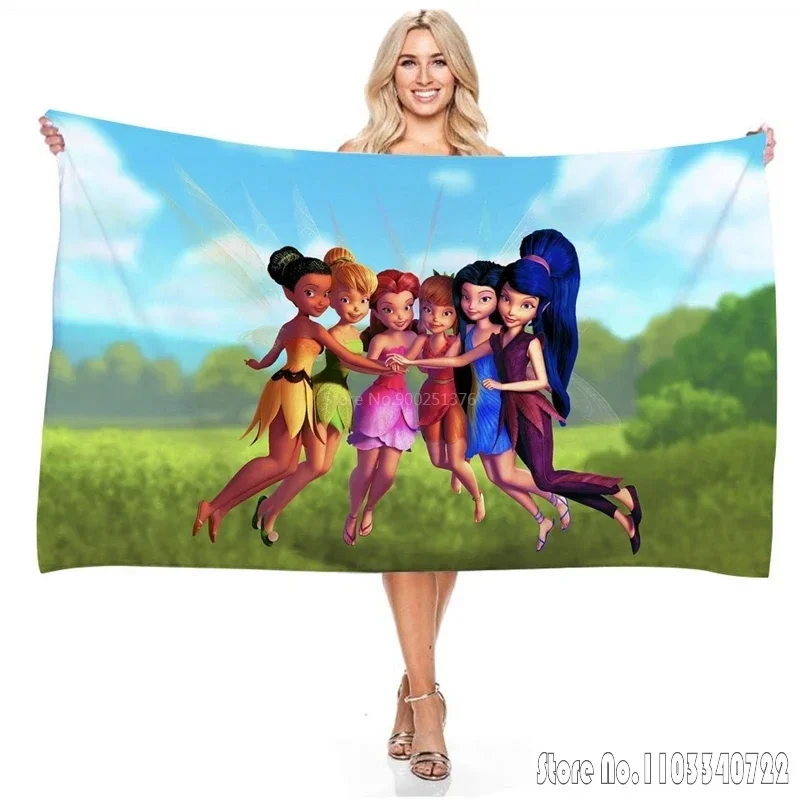 Disney Cartoon 3D Printed Bath Towels Microfiber Beach Swimming Towel Decor for Kids Gift 75x150cm