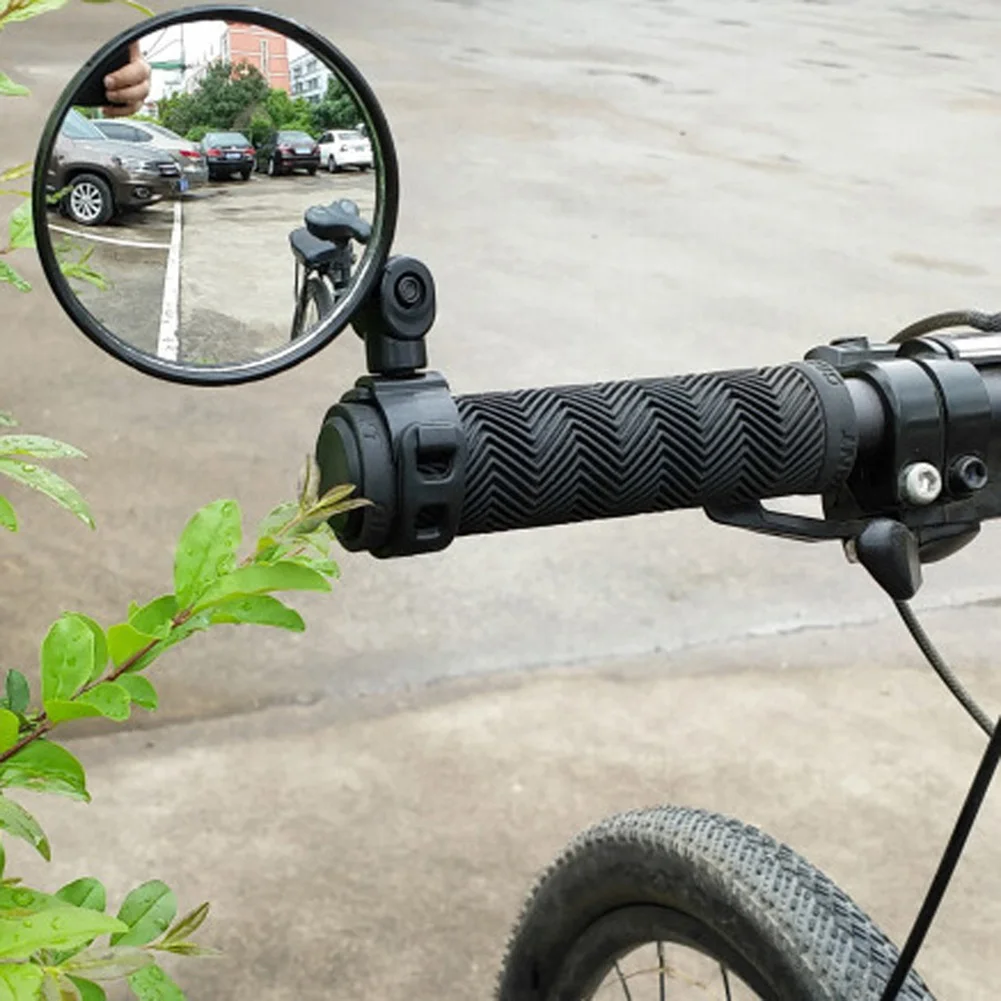 1PC Rearview Mirror 360° Rotate Bicycle Cycling Back Rear View Handlebar Useful Portable Practical Accessories