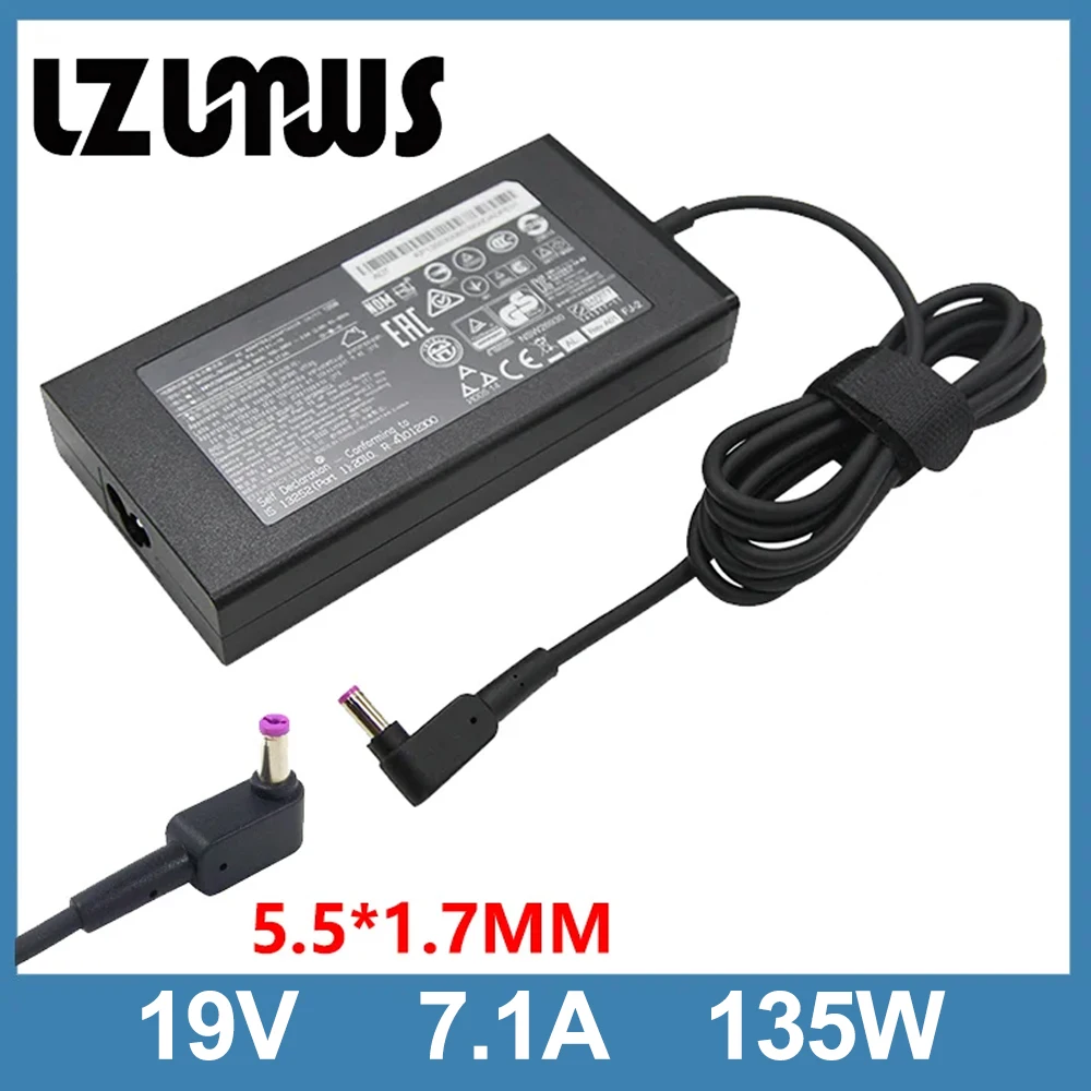 19V 7.1A 135W 5.5*1.7MM Laptop AC Adapter Charger For ACER Aspire Liteon V17 Nitro 5  PA-1131-16 ADP-135KB VX5 VN7-792G-59CL