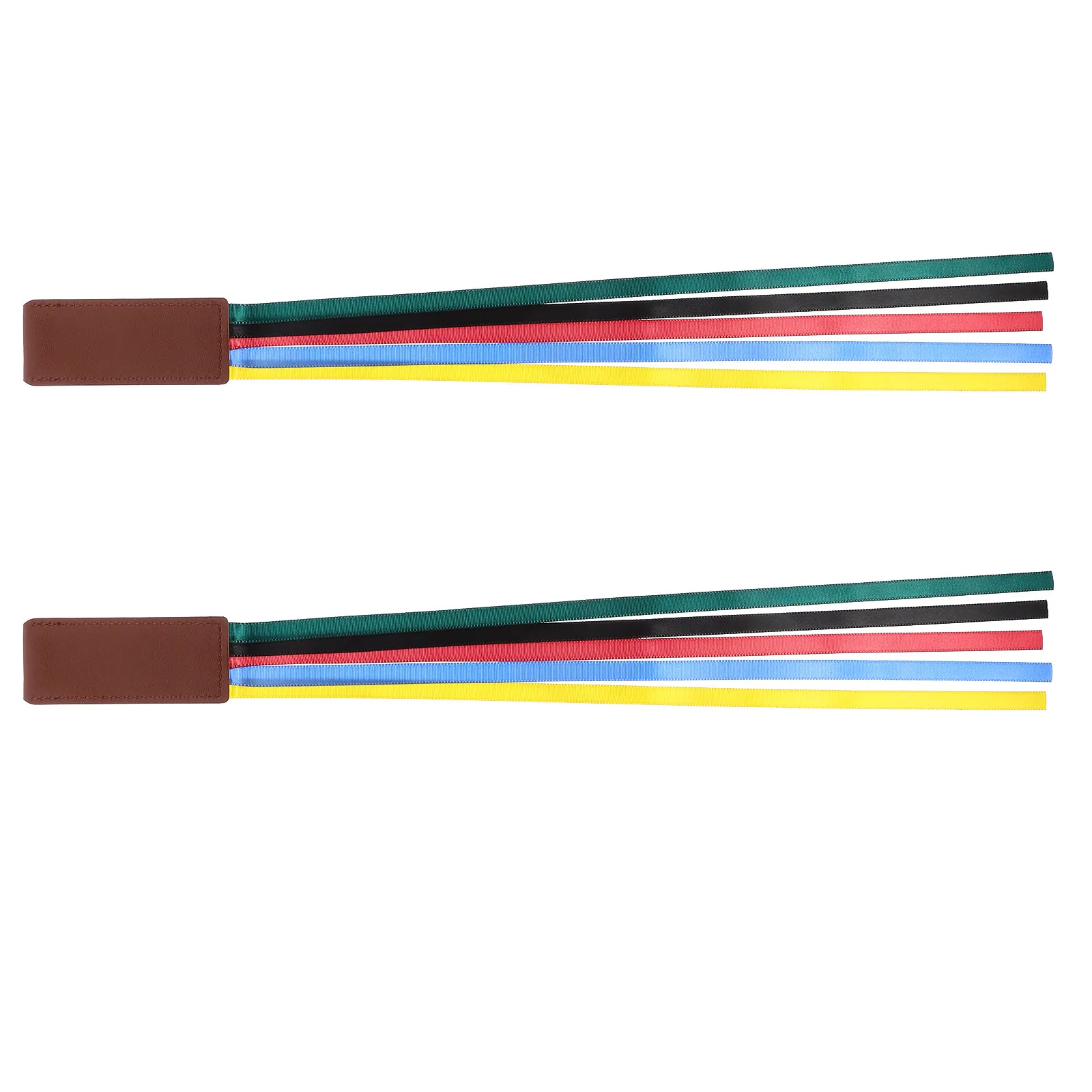 

2Pcs Bookmarks Colorful Polyester Ribbon Bookmark for Bible Women Multi-Function Portable Book Marker Household Reading