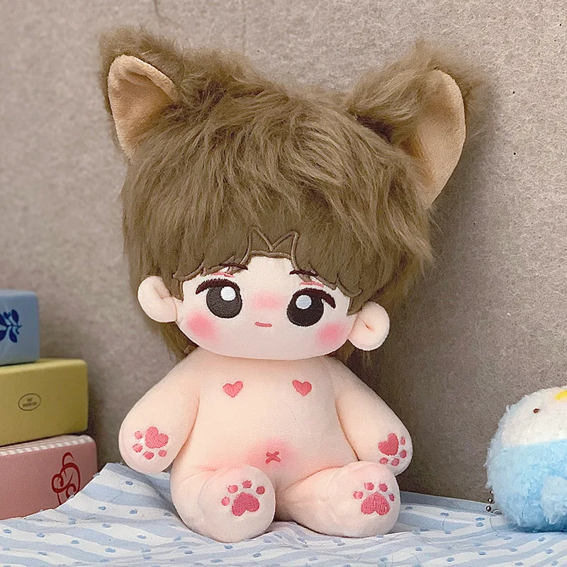 20cmのかわいい綿人形アニメぬいぐるみフィギュア「外世界」呉氏夏夏陰人形着せ替え服ギフト