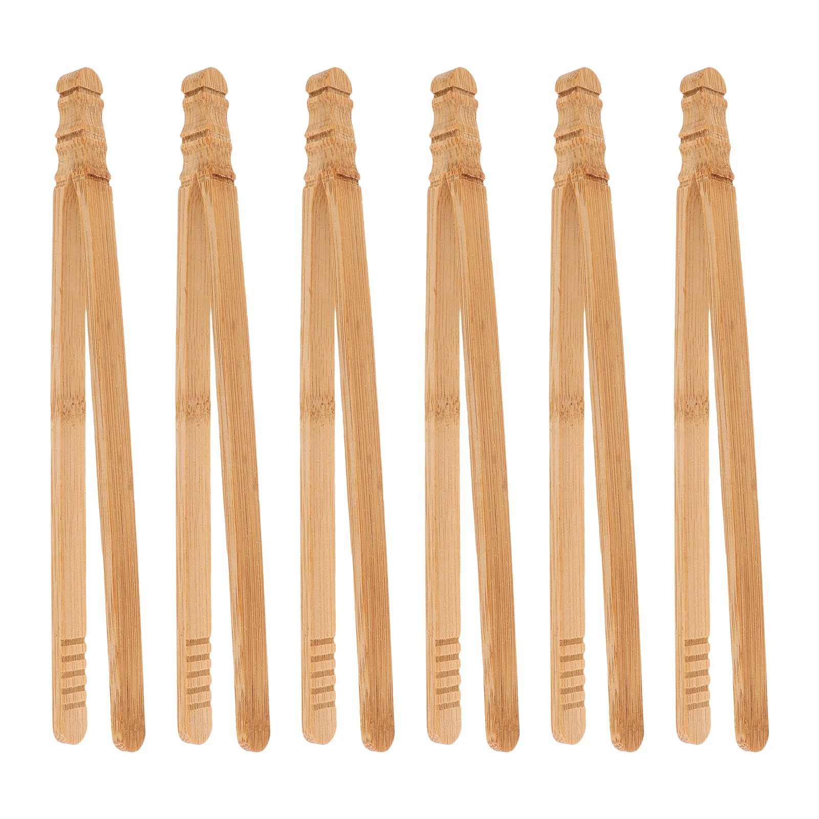 

6Pcs Wood Tweezers for Kids Fine Motor Development Educational Tongs Sensory Play Craft Beading Early Learning Classroom Tools