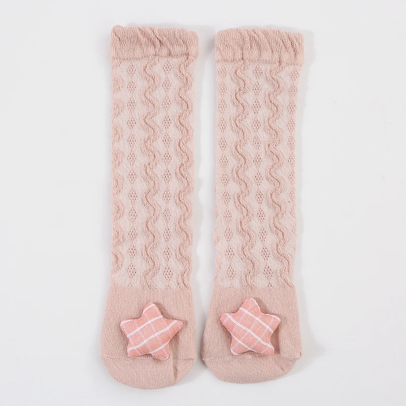 Winter Children Baby Warm Cotton Sock Solid Color Wave Star Decoration Infant Girls Boys Short Socks Newborn Kids Floor Socks