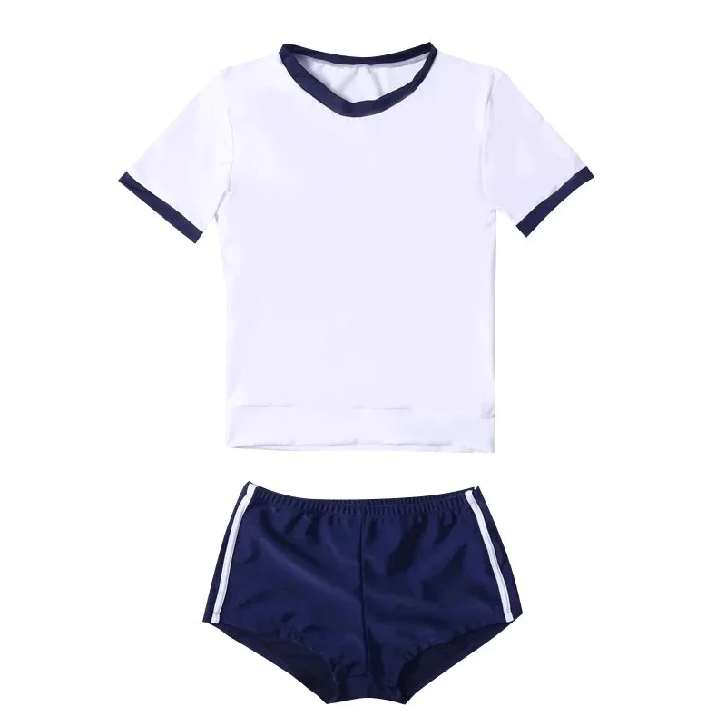 Nhật Bản Đồng Phục Trang Phục Hóa Trang Tập Gym Sportwear T-Quần Short Bloomers Trang Phục Hóa Trang JK Đồng Nhất Bộ Đồ Tập Gym Quần