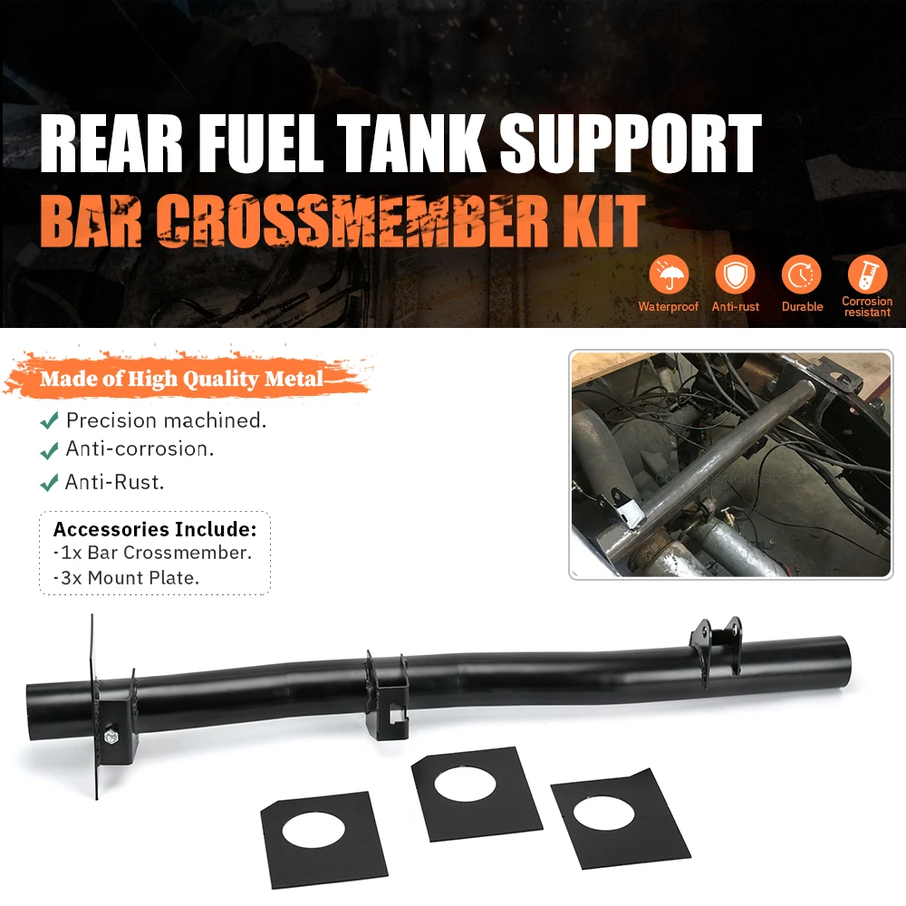 Rear Fuel Tank Support Bar Crossmember Kit For 96-06 Chevy Silverado 1500 2500 3500 For 96-06 GMC Sierra 1500 2500 3500