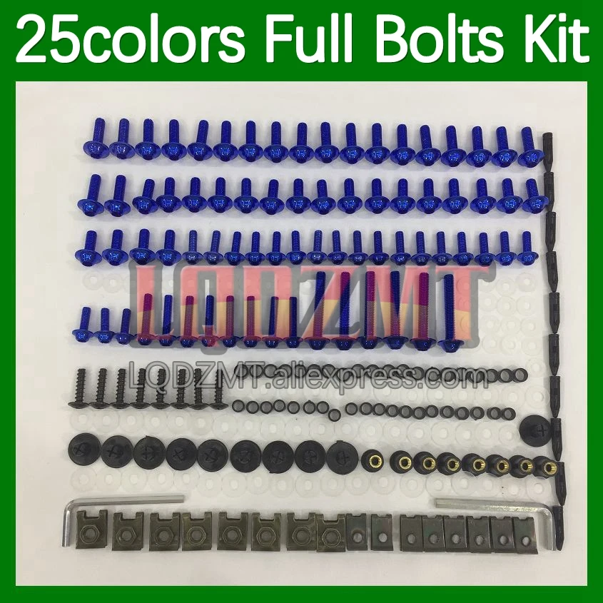 268pcs Body Bolt Full Screws Kit For SUZUKI GSXR 1300 GSXR1300 1300CC Hayabusa 14 15 16 2017 2018 2019 Fairing Bolts screw Nut