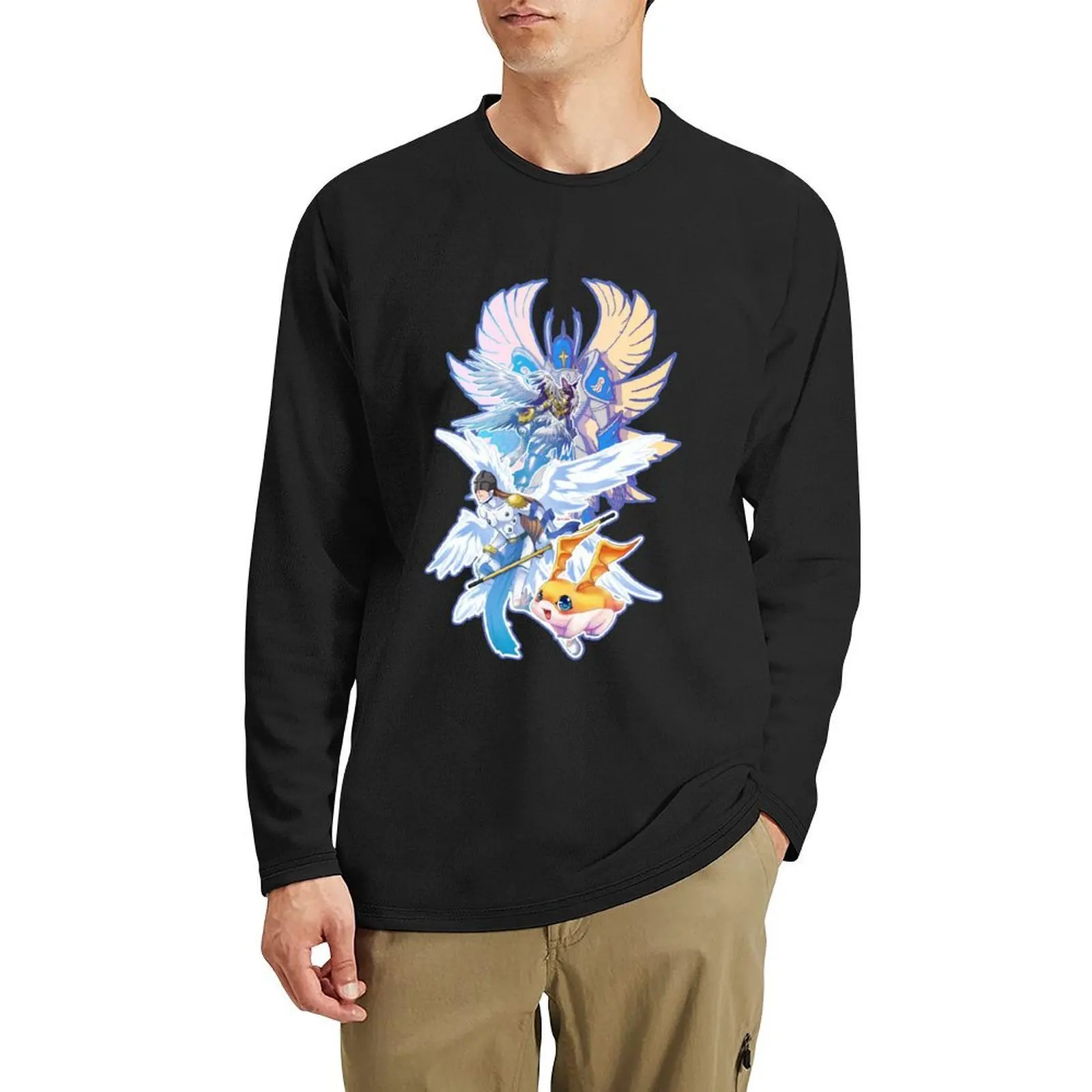 

Angemon Long T-Shirt graphic t shirts custom t shirts kawaii clothes vintage t shirt mens graphic t-shirts big and tall