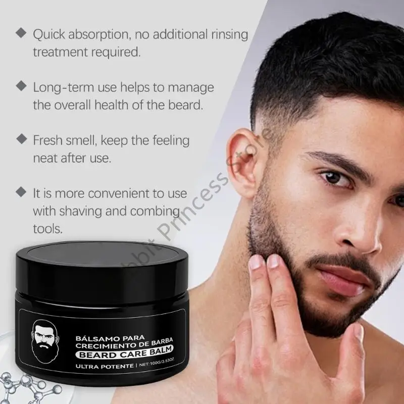 BX0F Cosmetics Para Barba ، Bálsamo estistulante Barba ، Potente Beard ، Crema Para Barba ، ترطيب و #5