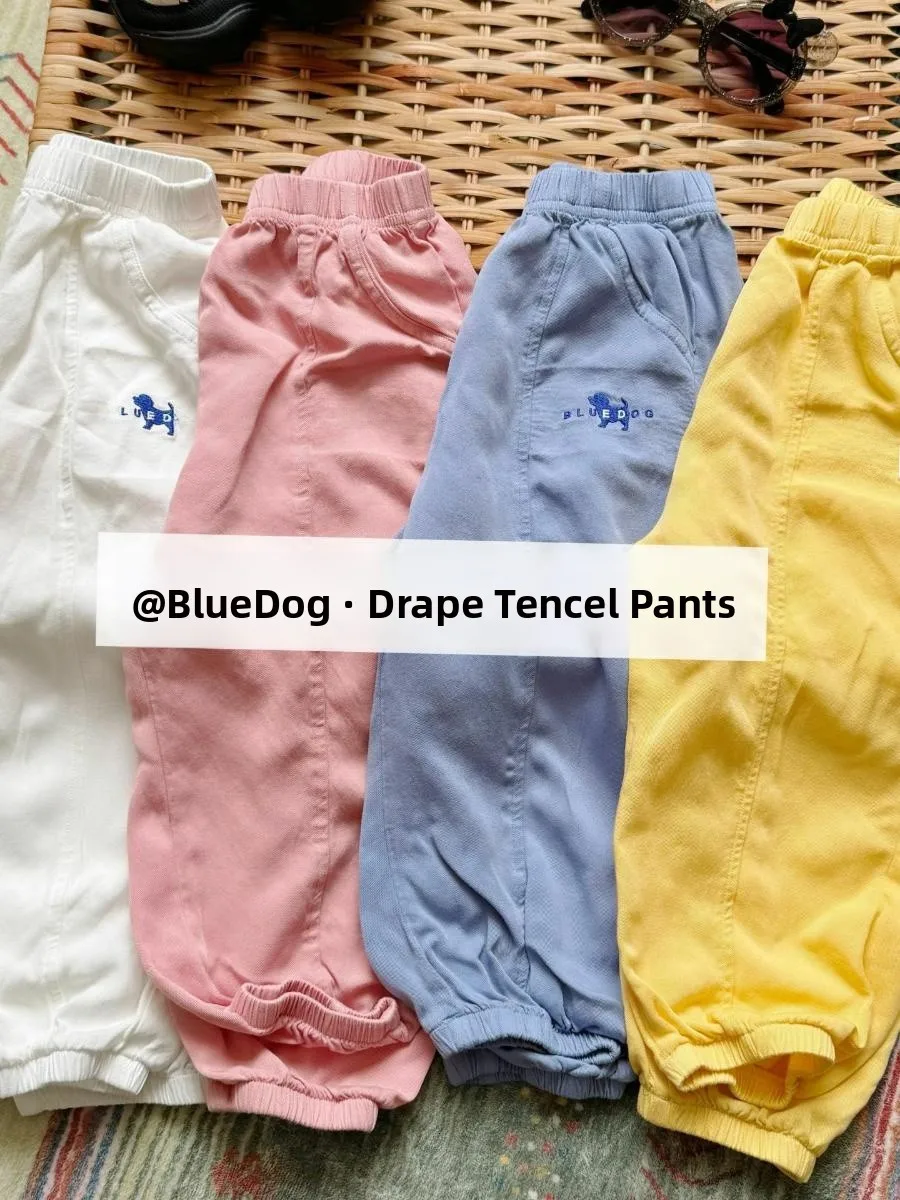 

Детские летние тонкие брюки-фонарики с защитой от комаров, легкие, дышащие, солнцезащитные