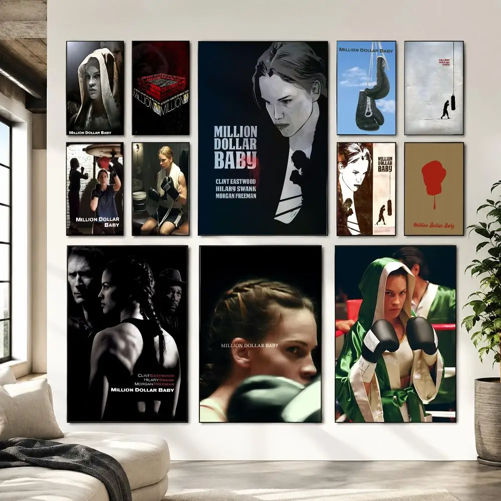 Best Seller M-Million D-Dollar B-Baby Painting Calligraphy Canvas Wall Art Living Room Bedroom Hallway Cleary Non-Fading&Gift