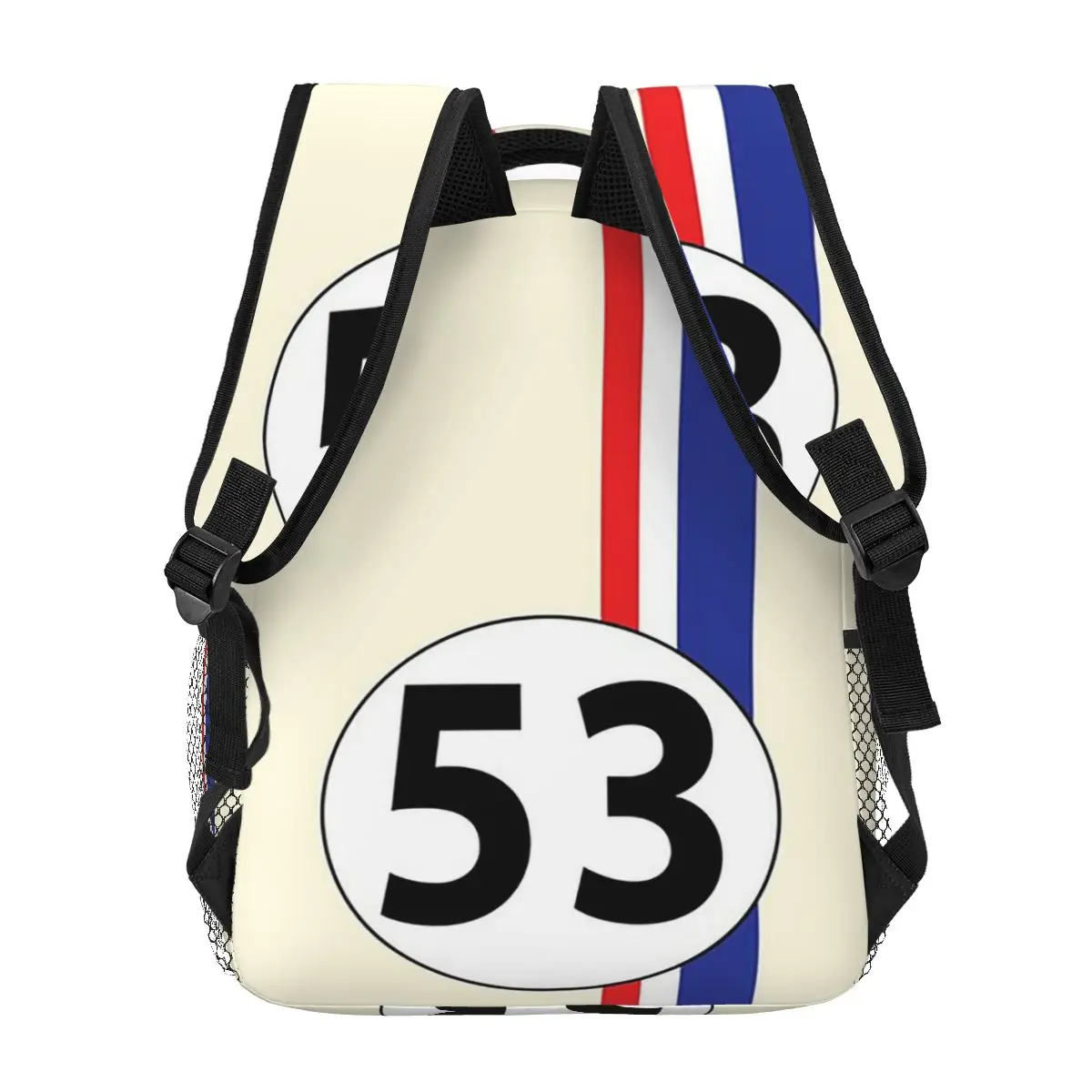 Herbie, Nummer 53 Rucksäcke Jungen Mädchen Bücher tasche Kinder Schult aschen Cartoon Laptop Rucksack Umhängetasche große Kapazität