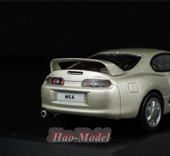 Solido 1/43 Für TOYOTA SUPRA MK4 A80 Legierung Diecast Modell Auto Simulation Spielzeug Jungen Geburtstag Geschenke Hobby Display Ornamente Gold