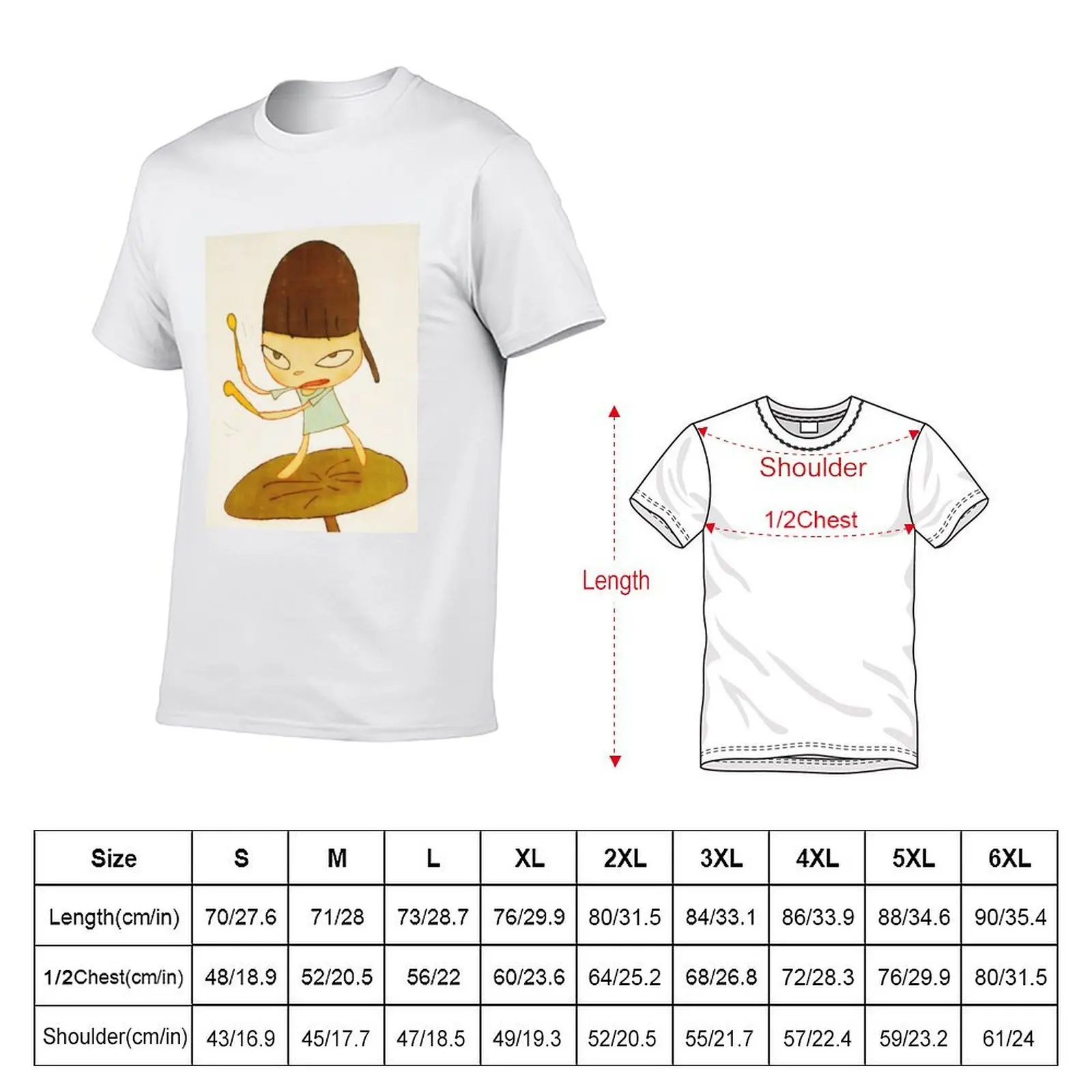 Nara Yoshimoto Art Japanese, pop art T-Shirt graphic t shirts for man t shirts for man slim fit T-Shirt