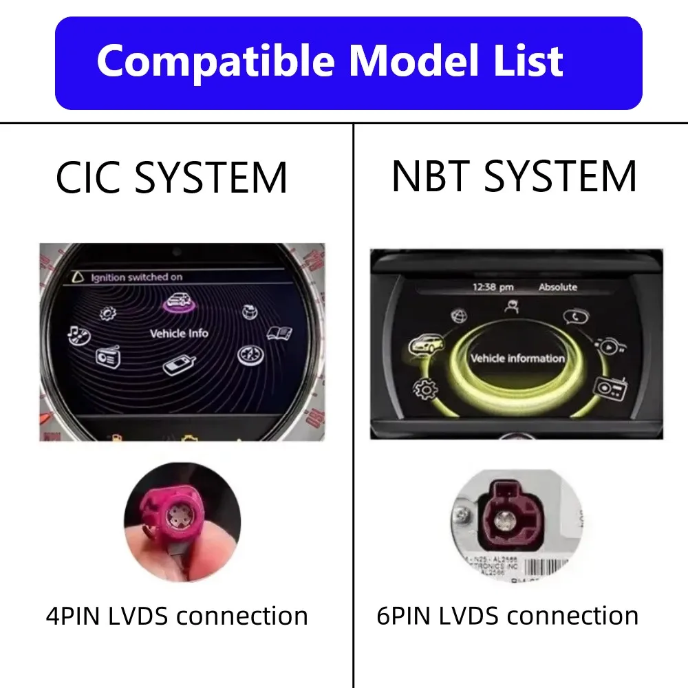 Wireless Carplay For MINI Cooper JWC R55 R56 R57 F55 F56 F57 Countryman F60 R60 Peaceman R61 CIC NBT Android Auto Module Box