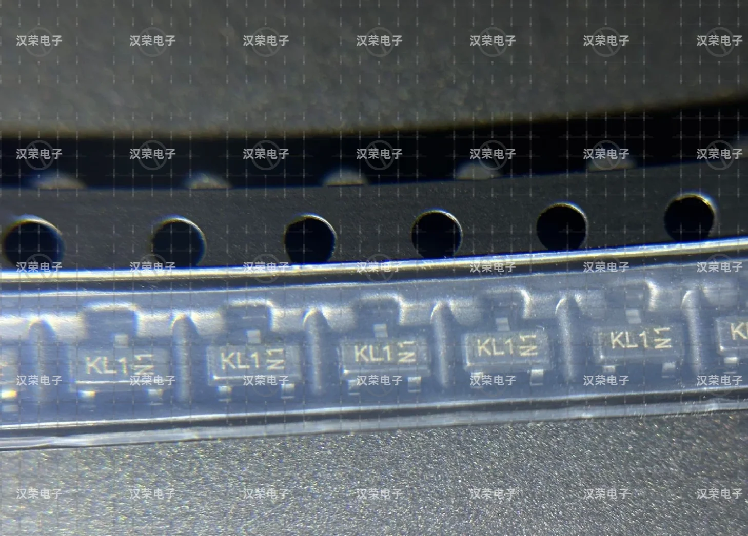 BAT54-7-F, with silk-screened KL1, surface mount SOT-23