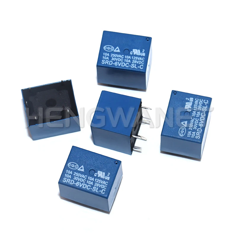 5PCS Relay SRD-03 05 09 06 24 12VDC-SL-C 5PINS 3V 5V 9V 6V 24V 12V High-quality SRD-03VDC-SL-C SRD-05VDC-SL-C SRD-09VDC-SL-C