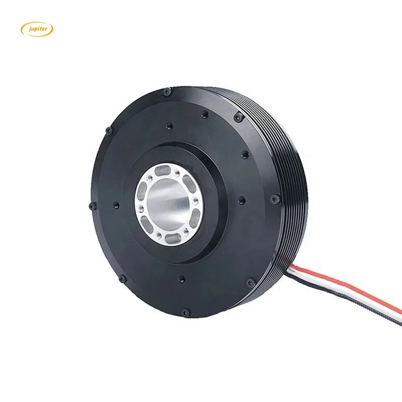 Jupiter Custom 24V PTZ Gimbal Motors Permanent Magnet Brushless DC Outer Rotor DC Motor with Encoder for Robot Application