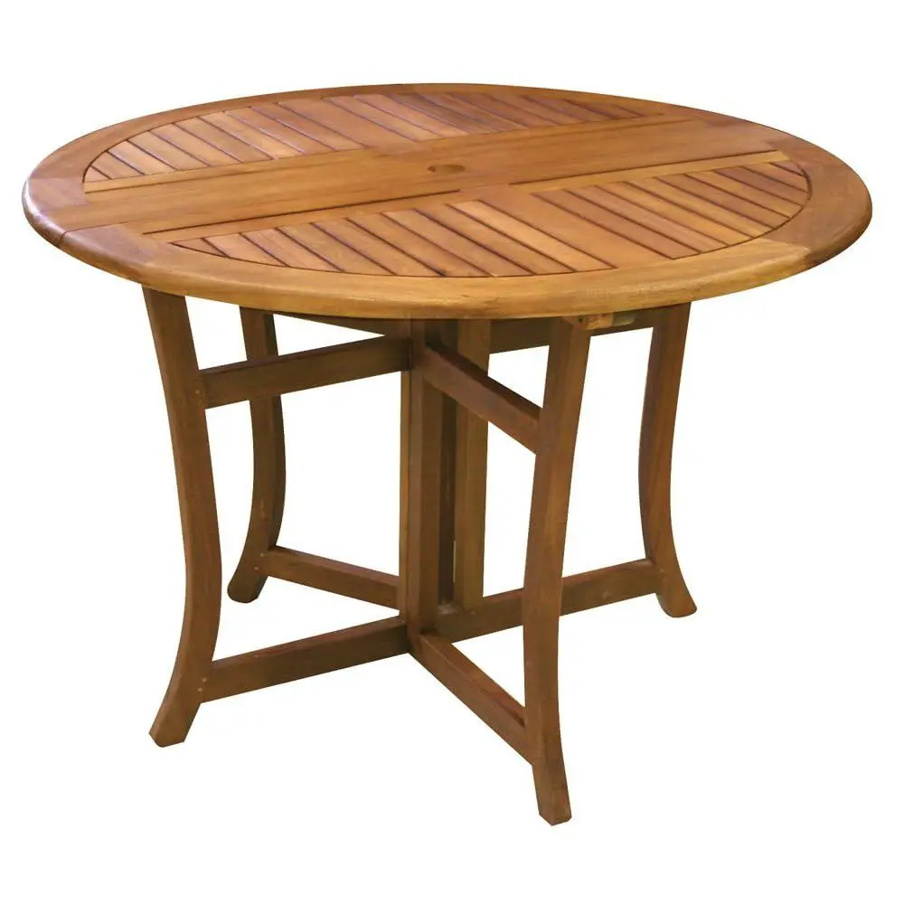 

43 Inch Round Folding Deck Table