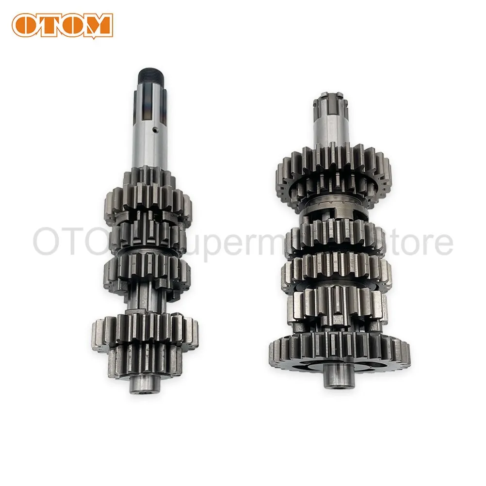 OTOM Motorcycle Main Shaft Countershaft Assembly Transmission Gear Gearbox For ZONGSHEN ZS172FMM-5 PR250 ZS175FMN PR300 KEWS
