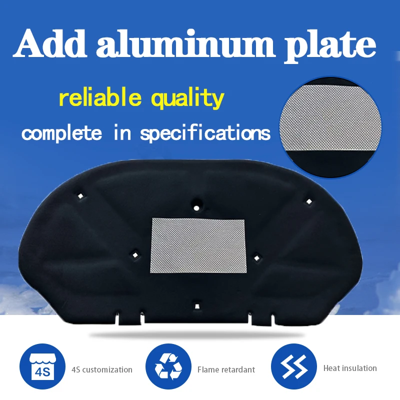 533410 G080 غطاء المحرك الحرارة سيارة الجبهة عازلة للصوت هود العزل الحراري القطن مع احباط ل برادو 2018-2020