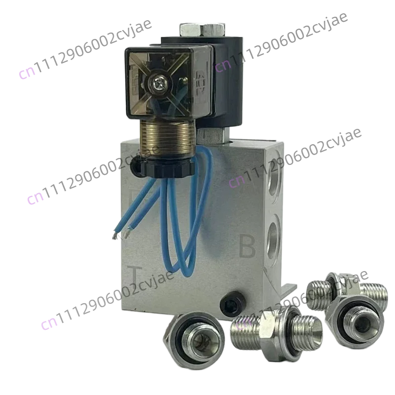 Quick change connector for hydraulic solenoid valves for 12V and 24V excavators
