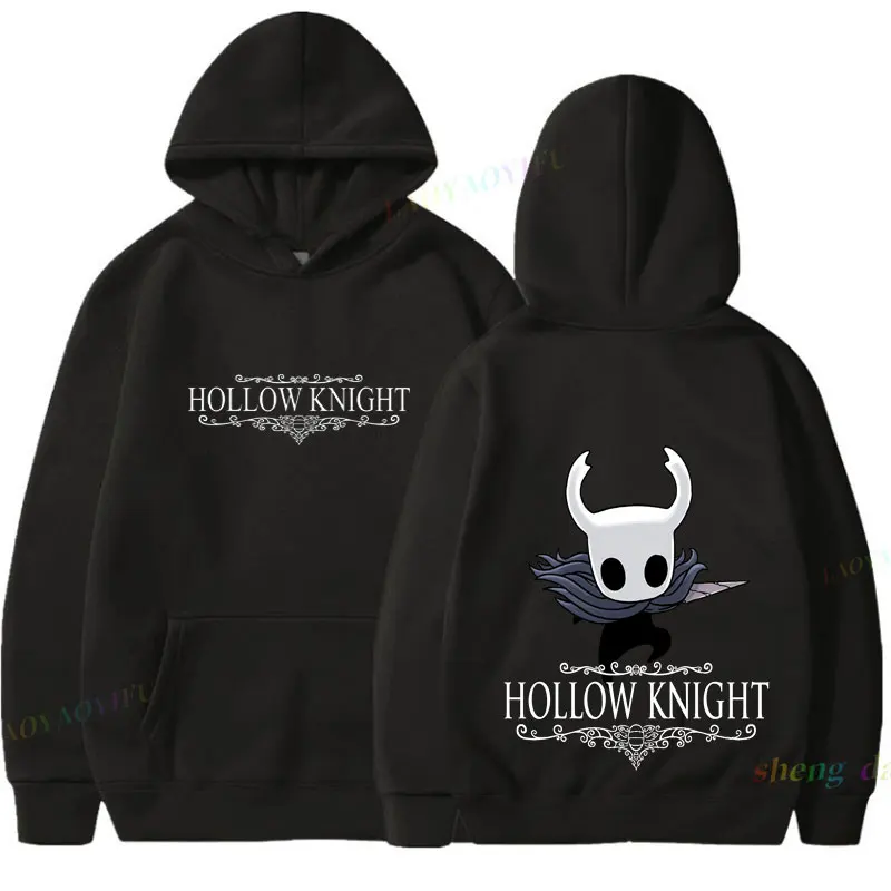 Bluza polarowa inspirowana Hollow Knight, przytulna odzież dla graczy, idealny prezent dla graczy, unikalna, stylowa i wygodna odzież z motywem gier wideo.