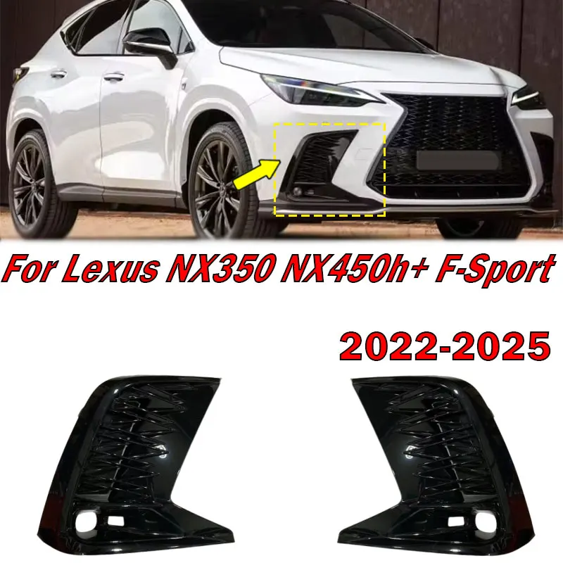 

Car Accessories For Lexus NX350 NX450h+ F Sport F-Sport 2022 2023 2024 2025 Auto Front Bumper Mesh Fog Light Grille Grill Cover