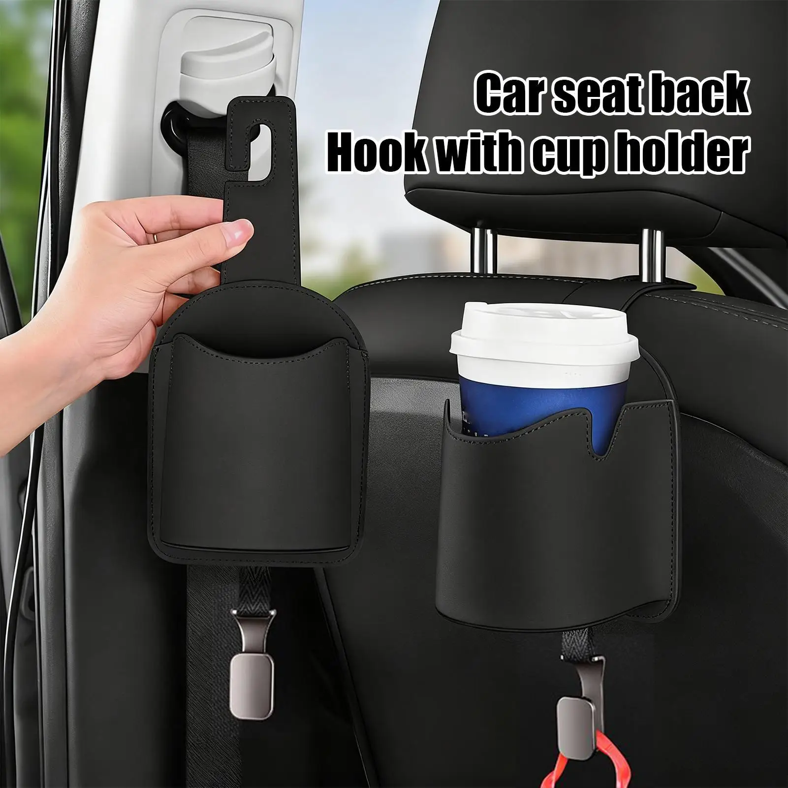 Backseat Cup Holder For Car Multifunctional Automotive Container Drink Water Bottle Storage Holder For Travel Truck Interior