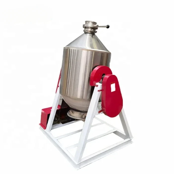 30kg Drum Type Dry Powder Mixing Machine Powder Granule Blender Mixer Flavor Feed Mixer