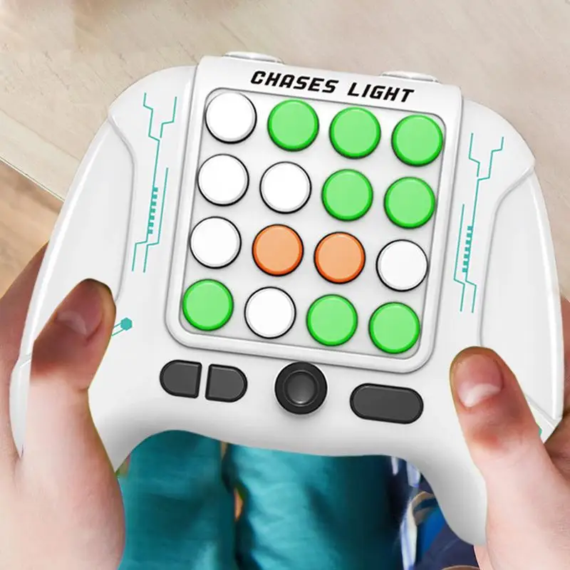 Pop Light Up Handheld Quick Push Toy Game, Speed Push Game Machine, Jogos de Viagem, Quebra-cabeça Rápido para Meninos e Meninas, Adultos