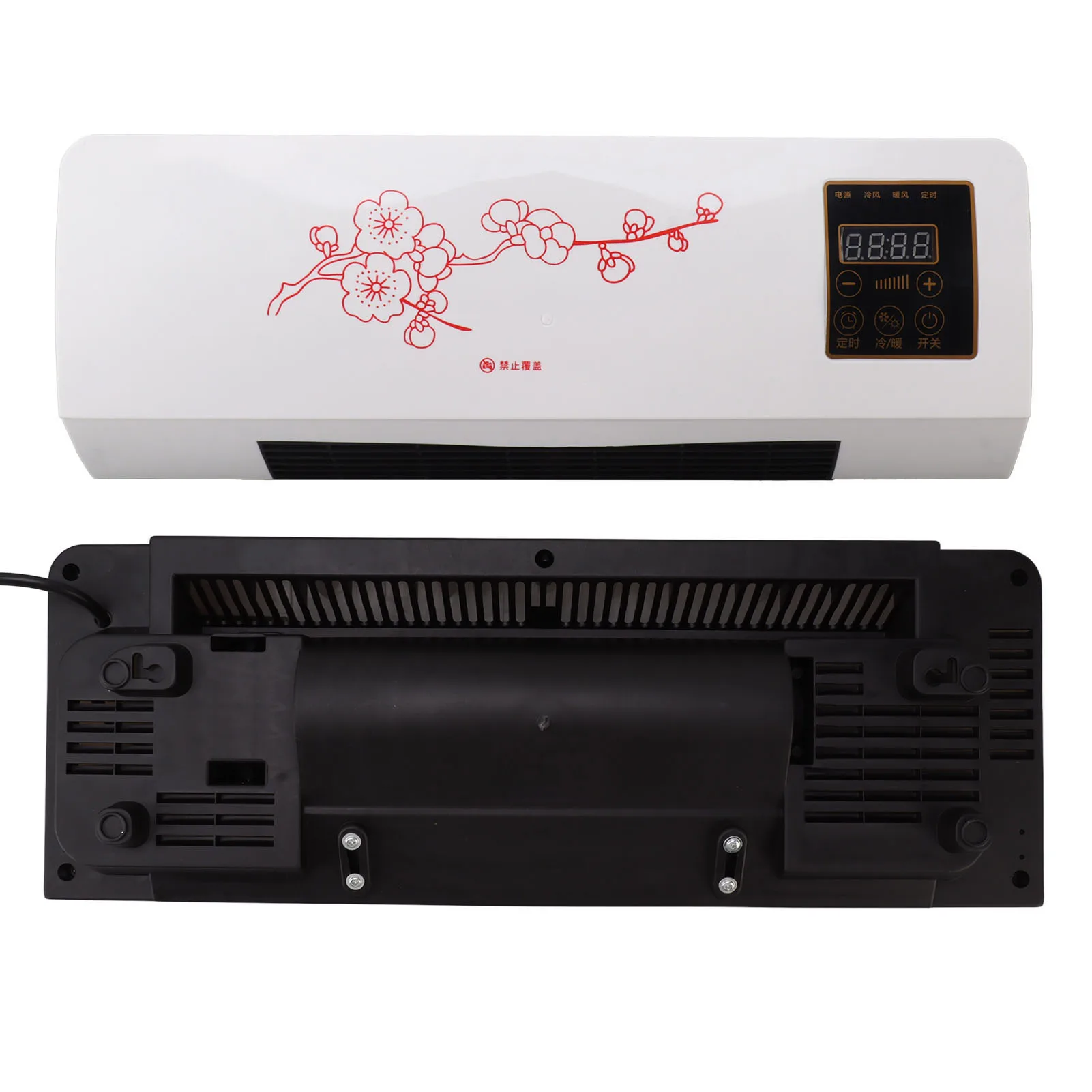 Wall Mounted Air Conditioner, Dual Function Cooling & Heating, Remote Control: Ideal for year-round comfort in bedrooms, bathroo