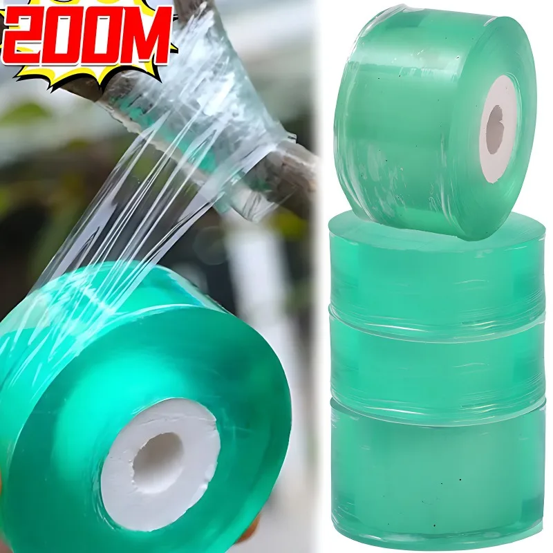 2/3cm Width Eco-Friendly Biodegradable Grafting Tape Graft Membrane Gardening Bind Belt Plant Grafting Specific Film Self Mucosa