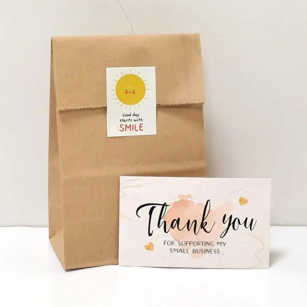 Thanks Greeting Cards Lightweight Thank You Cards Multipurpose Bright Color  Novel Paper Art Greeting Card