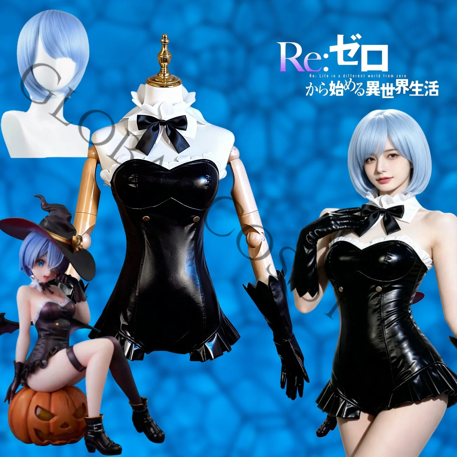 Anime Cosplay Bunny - Costume de cosplay Rem de Re:Zero