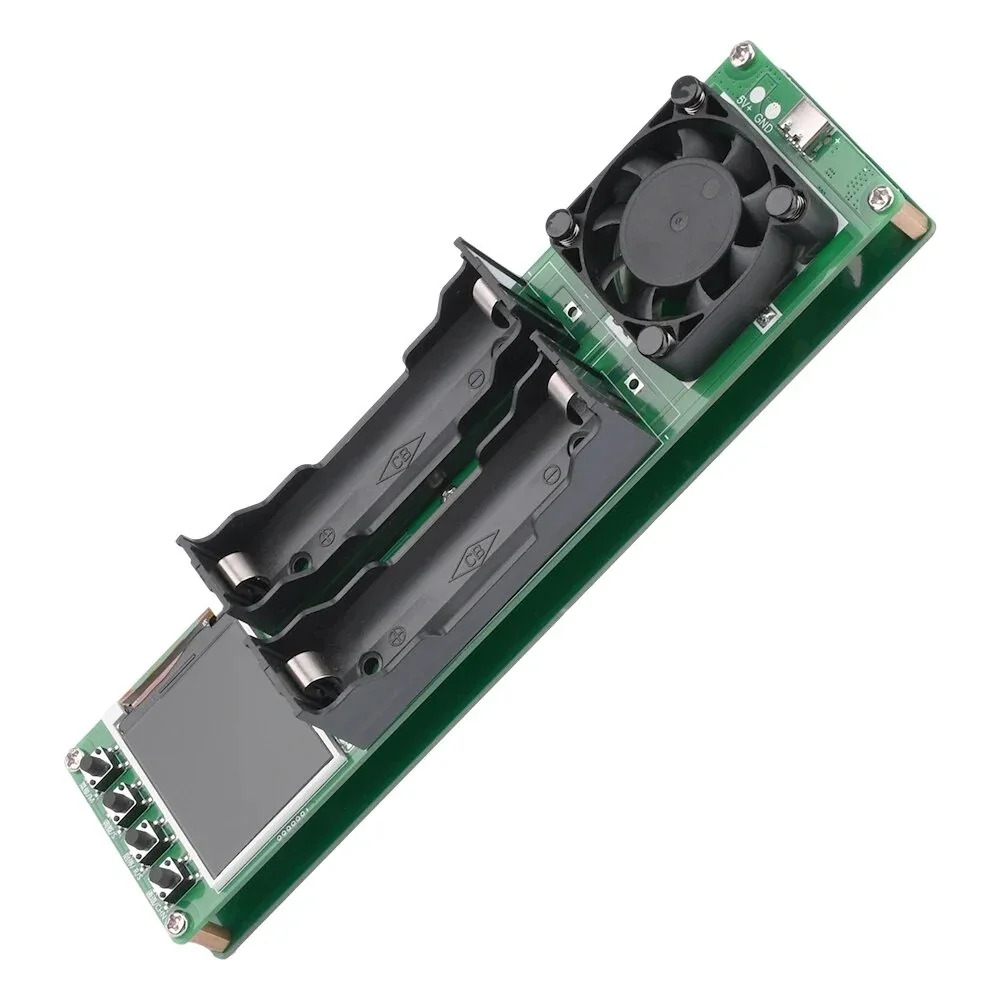 Lithium Battery Capacity Tester, Dual Channel, Automatic Resistência Interna, Battery Power Detector, Módulo Dual Type, 18650