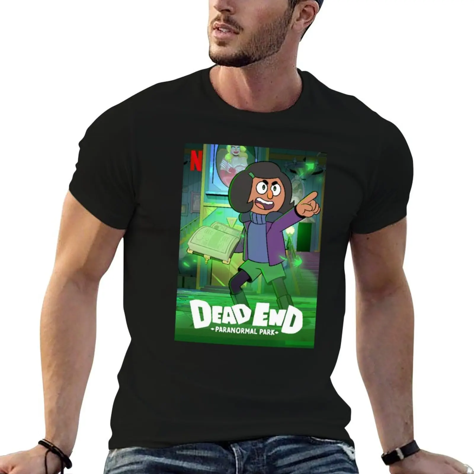 Dead End Paranormal Park T-Shirt Non-Shrink Basic Cotton T-Shirt