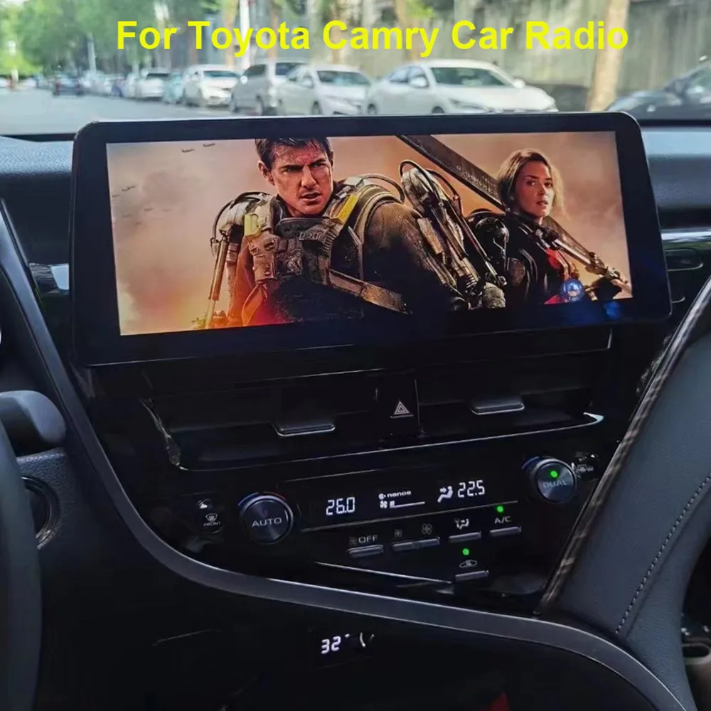 

Экран Автомобильный мультимедийный видеоплеер Android для Toyota Camry 2020 2021 2022 радио GPS навигация головное устройство Carplay Wifi 12,3 дюйма