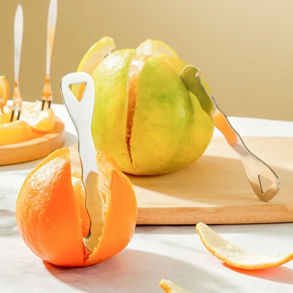 المحمولة 304 الفولاذ المقاوم للصدأ الحمضيات مقشرة غير قابل للصدأ المهنية البرتقال مقشرة مقاومة للتآكل بوميلو قشر مزيل الليمون