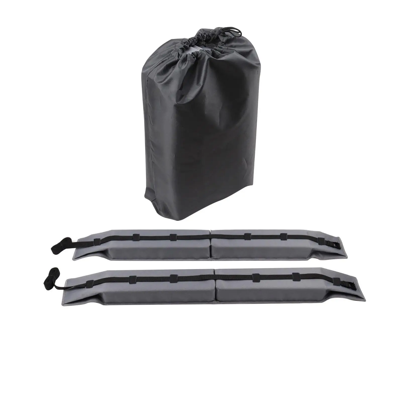 Universal Soft Roof Rack Pads for Kayak Canoe Maximum Weight Load of 75kg Travel Accessories Folding Durable Materials