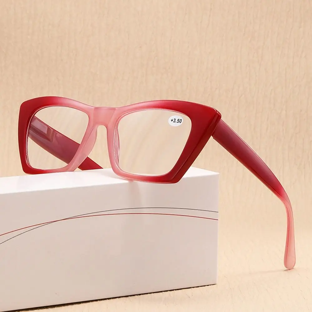 Blue Ray Blocking Anti-Blue Light Reading Glasses Cat Eye Ultralight Hyperopia Glasses Vintage Eye Protection Optical Eyewear