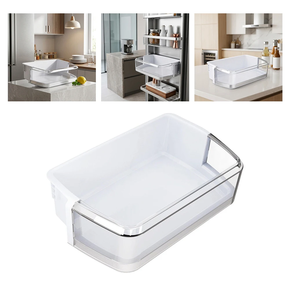 For Samsung Refrigerator Right Door Shelf Basket DA63-04314 DA63-04316 Replacement Plastic Storage Bin Kitchen Accessories